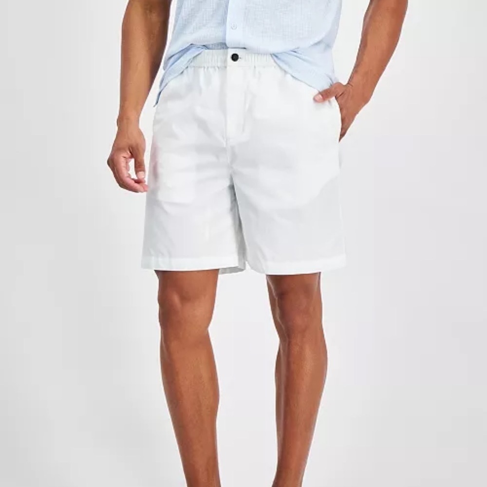NWT INC international concepts Men's White Core Shorts size medium